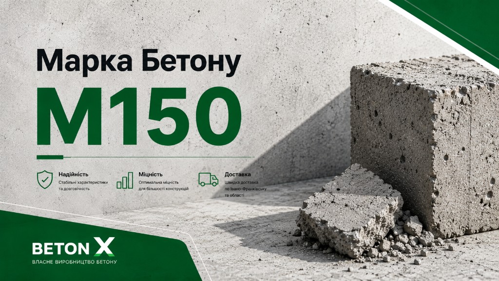 Марка бетону М150 — Бетон Ікс