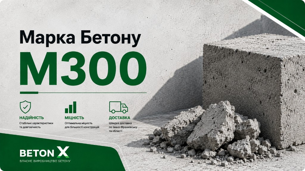 Марка бетону М300 — Бетон Ікс