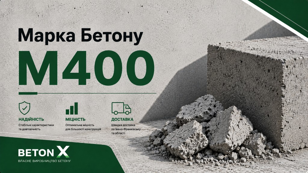 Марка бетону М400 — Бетон Ікс