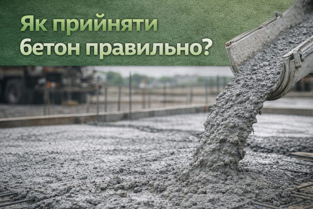 Як правильно прийняти бетон на об’єкті