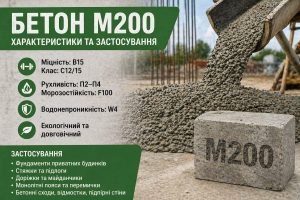 Бетон М200 vs М250