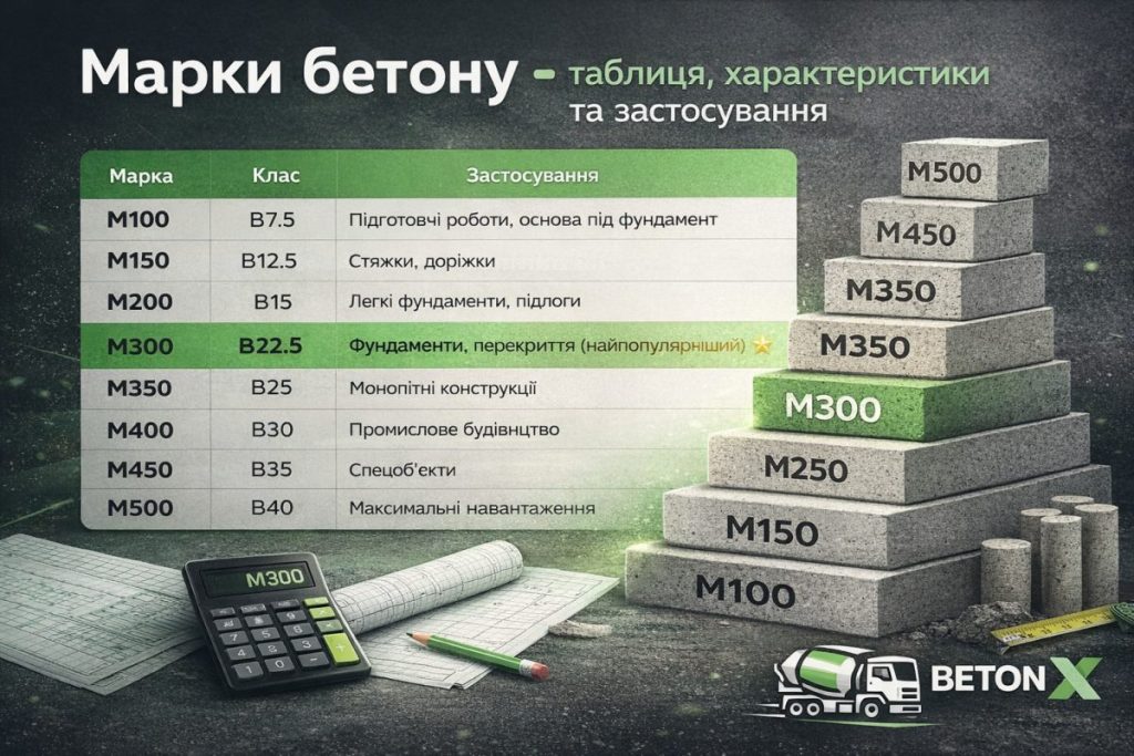 Марки бетону