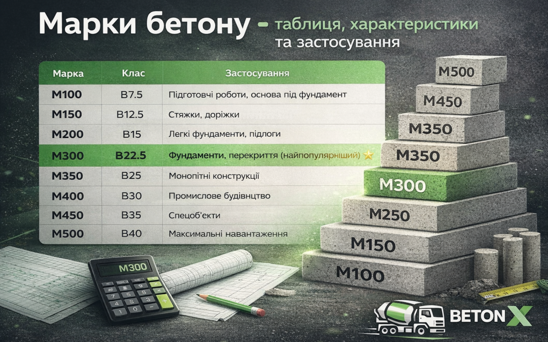 Марки бетону