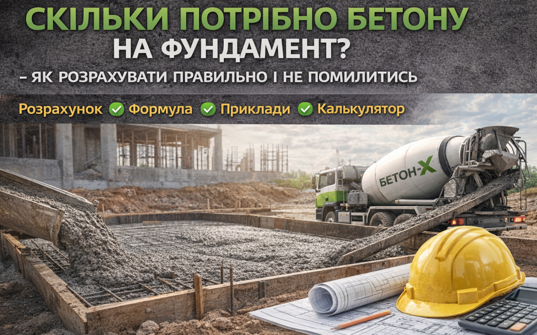 Який бетон для фундаменту