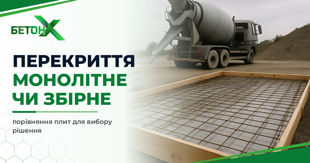 Бетонні перекриття: монолітна плита чи збірні плити