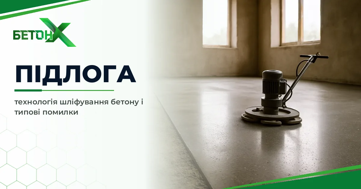 Полірована бетонна підлога своїми руками: технологія і помилки